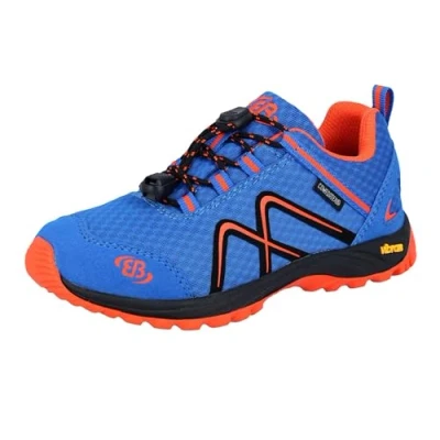 Image of Brütting Guide Cross Country Running Shoe, Blue Orange, 7.5 UK