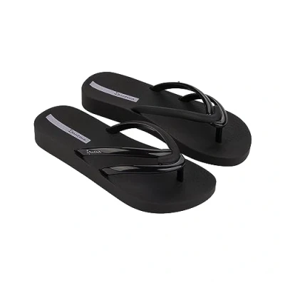 Image of Ipanema Women&#039;s MEU SOL AD Flip Flop, Black/Lilac, 1/2 UK