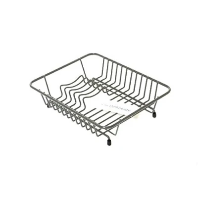 Image of Delfinware Wireware Grey Compact Dish Drainer