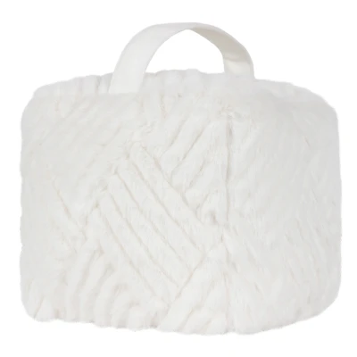 Image of Paoletti Sonnet Cut Faux Fur Doorstop