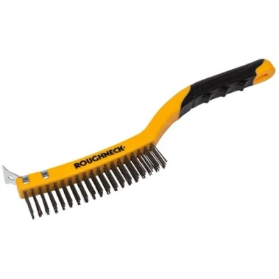 Image of Roughneck ROU52032 Heavy Duty Wire Brush With Scraper
