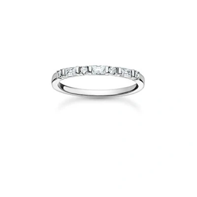 Image of THOMAS SABO ring white stones 925 sterling silver TR2348 051 14 54