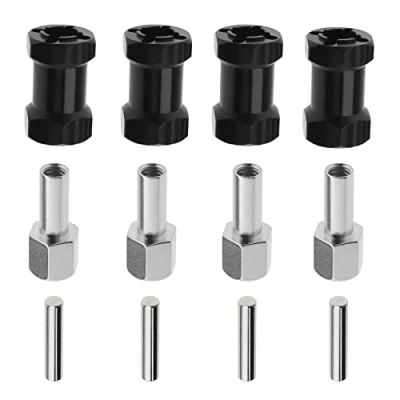 Image of the Lord of Tools 12mm RC Hex Adapter 20mm Extension Wheel Hub Metal Driver Compatible with Axial Scx10 Rc4wd D90 1/10 Crawler Car