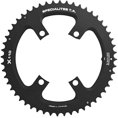 Image of Spécialités TA X110 4 Arm 11 Speed Chainring, Outer 42t, Black