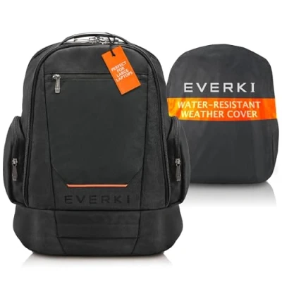 Image of EVERKI Default_no_Selection_Value Contempro Laptop Backpack, Black, L