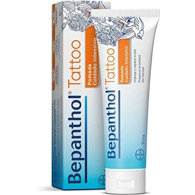 Image of BEPANTHOL Panthenol Tattoo Cream Hydrates Repairs Skin Post and Preserves Beauty 30g Preservative Free &amp; Unscented