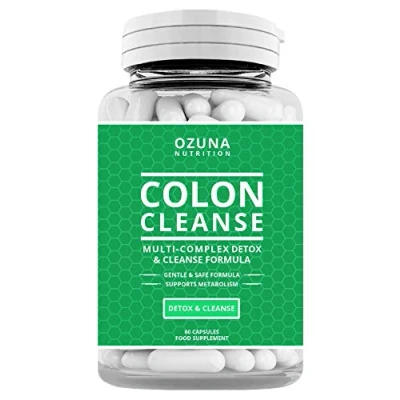 Image of Natural Colon Cleanse Detox Capsules High Strength Multi Complex for Bowel Cleanse, Constipation Relief, and Reduced Bloating Supports Digestion &amp; Metabolism One Month Supply