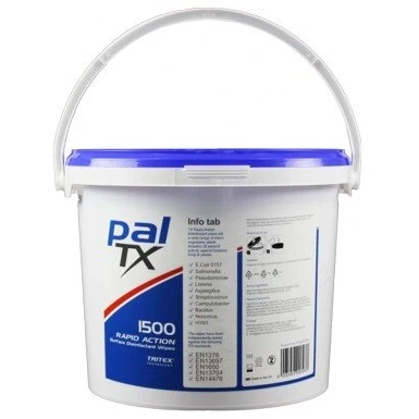 Image of Pal TX Rapid Action Surface Wipes Bucket of 1500