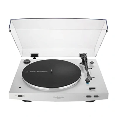 Image of Audio Technica AT LP3XBT WH Bluetooth Turntable Belt Drive Fully Automatic 33/45 (White)