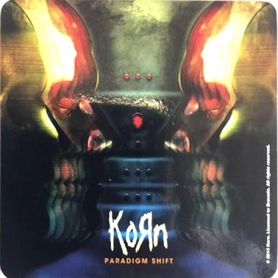 Image of Korn Paradigm Shift Single Coaster Cork Drinks Band Music Official Merchandise