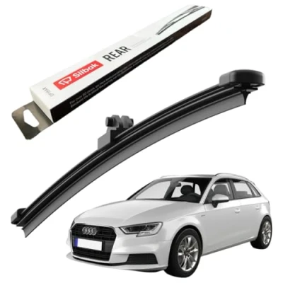 Image of Silbak Rear Windscreen Wiper, for AUDI A3 SPORTBACK (09/2012 02/2020) Wiper Blade, 350mm, Blade Accessories,