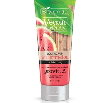 Image of Bielenda Vegan Friendly Watermelon Body Scrub with Provitamin A Exfoliates 200g