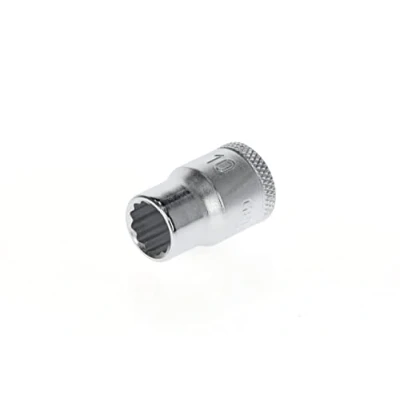Image of GEDORE Socket, 3/8&quot; 10 mm drive, Bi hex, AF, Tool, D 30 10, Chrome plated steel