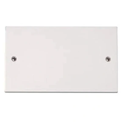 Image of Double Gang (2G) Electrical White Socket Blanking Plate