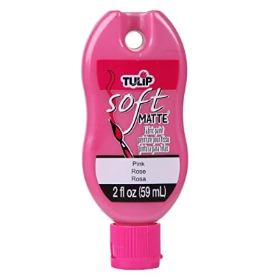 Image of I Love To Create Tulip Soft Fabric Paint 2 oz. Matte Pink, Paper, Multicoloured, 0.1 x cm
