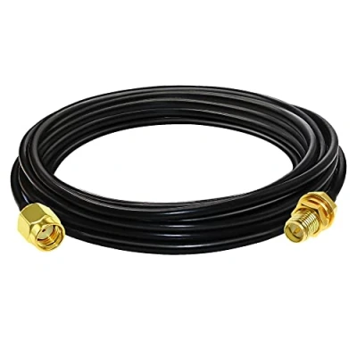 Image of TUOLNK RP SMA Coax Cable Male to Female Wifi Antenna Extension RG58 RPSMA Coaxial 50ohm for Monitor Router 16.4ft(5M)