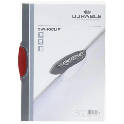 Image of Durable 2260/32 Swingclip Shirt for 1 30 A4 Sheet Red