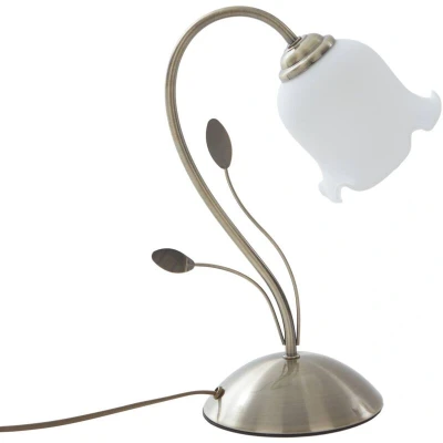 Image of Lindby Table lamp Matea with a floral design