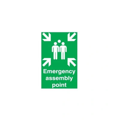 Image of Sitesafe Emergency Assembly Point 420 x 297mm Self Adhesive