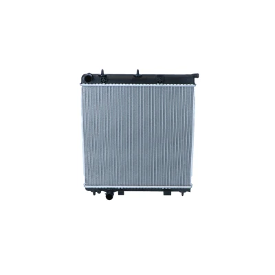 Image of 1330E6, 9638520580, E101K10 Engine radiator NRF 50429 Aluminium 398mm 380mm 26mm with seal ring Brazed cooling fins PEUGEOT: 208 I Hatchback