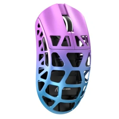 Image of ATTACK SHARK R3 Magnesium Alloy Mouse, Wireless 8K 46g SUPERLIGHT PixArt PAW3395 Gaming Sensor, BT/2.4G/Wired Adjustable DPI 26000, Office Mice for Win11/Xbox/PS/Mac Purple