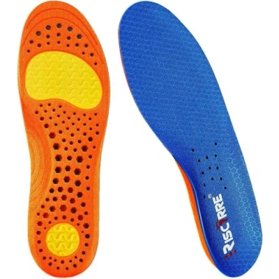 Image of Insoles for Men and Women, Support Shock Absorption Cushioning Sports Comfort Inserts, Breathable Shoe Inner Soles Running Walking, Hiking, Working
