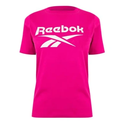 Image of Reebok Womens Identity Big Logo T Shirt, Seprpi, M EU