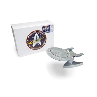 Image of Corgi Diecast Spaceships CC96611 Star Trek USS Enterprise NCC 1701 D (The Next Generation) Spaceship Toy Model, Collectible Space Toys for Adults &amp; Kids, Rocket Ship Sci Fi Gifts