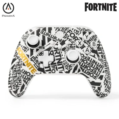 Image of PowerA OPS v1 Wireless Controller for Cloud gaming Fortnite Edition, gamepad, wired video game controller, works with Xbox One and Windows 10/11