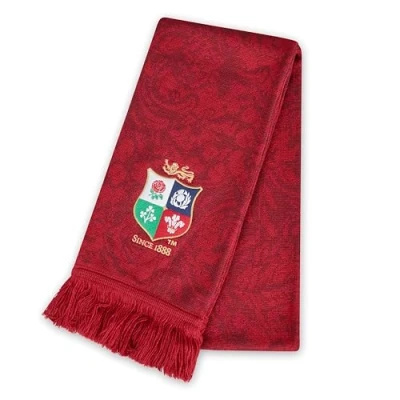 Image of 2024 2025 British &amp; Irish Lions Supporters Scarf (Red)