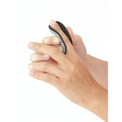 Image of Neo G Finger Splint, Easy Fit Support For Trigger Finger, Mallet Baseball Strain, Sprains, Broken Fingers, Basketball Patented Design Class 1 Medical Device X Large Grey