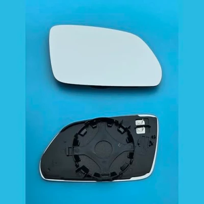Image of Compatible with VW Polo (2005 to 2009) &amp; SKODA OCTAVIA II (2004 Wing Mirror Glass Heated Base Right Hand Driver Side
