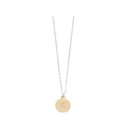 Image of Kate Spade New York K Mini Pendant, Gold
