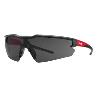 Image of Milwaukee Smoked Safety Glasses 4932471882, Plastic Polycarbonate, red, 0
