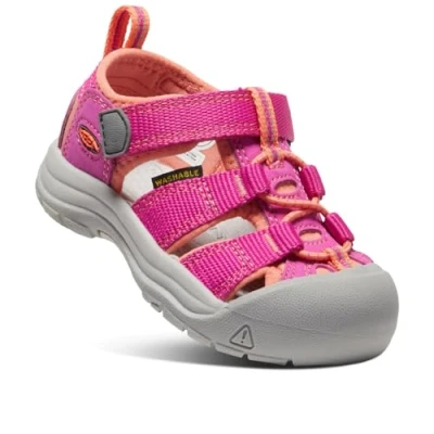 Image of KEEN Unisex Kids Newport H2 Baby Sandal, Very Berry Fusion Coral, 6 UK Child