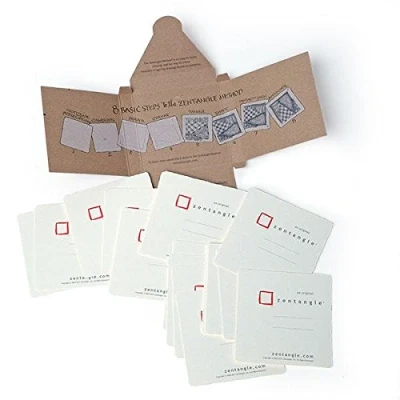 Image of Zentangle Original Square White Paper Tiles (White)