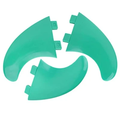 Image of Surfboard Fin, 3pcs FCS G5 Tail Fin Left Middle Right Surfing Accessories for Longboard Shortboard(Green)