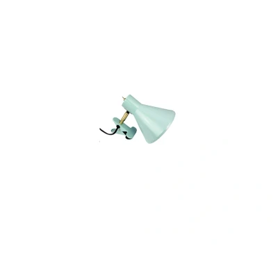 Image of Dyberg Larsen Sleep clip on lamp, mint green, Ø 15 cm, steel