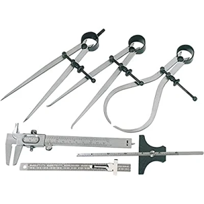 Image of Draper 59110 Measuring Set, 6 Pieces , Blue
