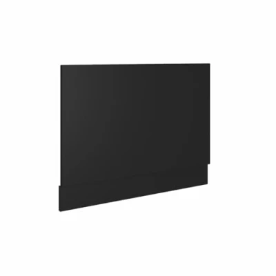 Image of NRG Bath Panel Bathroom Moisture Resistant Wood MDF End Panels Black 750mm