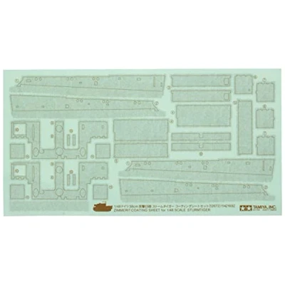 Image of 12672 TAMIYA Sturmtiger Zimmerit sheet