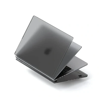 Image of Satechi Eco Hardshell Case Compatible with MacBook Pro 14 inch 2021 A2485 Lightweight and Slim hub adapter friendly design (Dark)