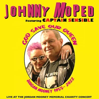 Image of Johnny Moped Tribute To Jordan Mooney Green vinyl 2023 UK 7&quot; DAMGOOD596