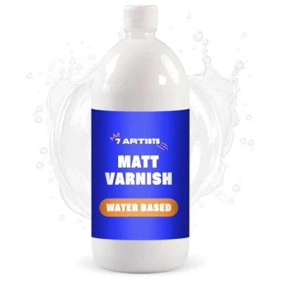 Image of Varnish for Acrylic Paint 1000 ml Matt Clear Lacquer Stones