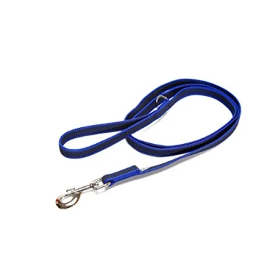 Image of Color &amp; Gray Super Grip Leash with Handle, and D Ring, 20 mm x 2 m, Blue
