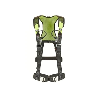 Image of Miller Honeywell H500 Harness IC7 Model 1036086, Back D Ring, 2 Front Web Loops, Auto Quick Release Leg Buckles, Clip Chest Lightweight, Breathable, Suitable for Construction, Size