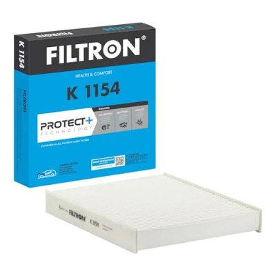 Image of 1315686, 1585224, 3M5J18D543BA Pollen Filter FILTRON K 1154 Particulate 245mm 208mm 34mm FORD: S Max Mk1, MONDEO 4, 4 Turnier