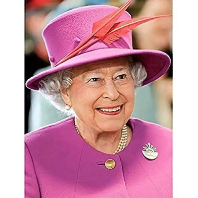 Image of Rouse Portrait Queen Elizabeth II England Photo Unframed Wall Art Print Poster Home Decor Premium