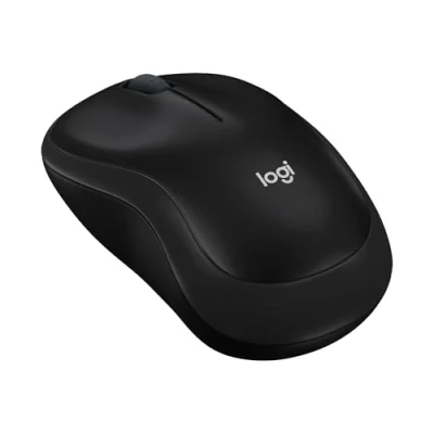Image of Logitech M185 Wireless Mouse, 2.4GHz with USB Mini Receiver, 12 Month Battery Life, 1000 DPI Optical Tracking, Ambidextrous, Compatible PC, Mac, Laptop Black