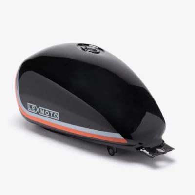 Image of Fuel Tank Gloss Black for SR125 E5 Lexmoto Detroit 125 Euro 5